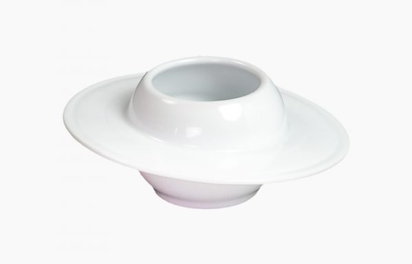 CASTIÇAL 13CM SATURNO BRANCO